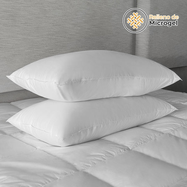 Microgel Almohada Rellena De Algodon Almohadas Hoteleras De