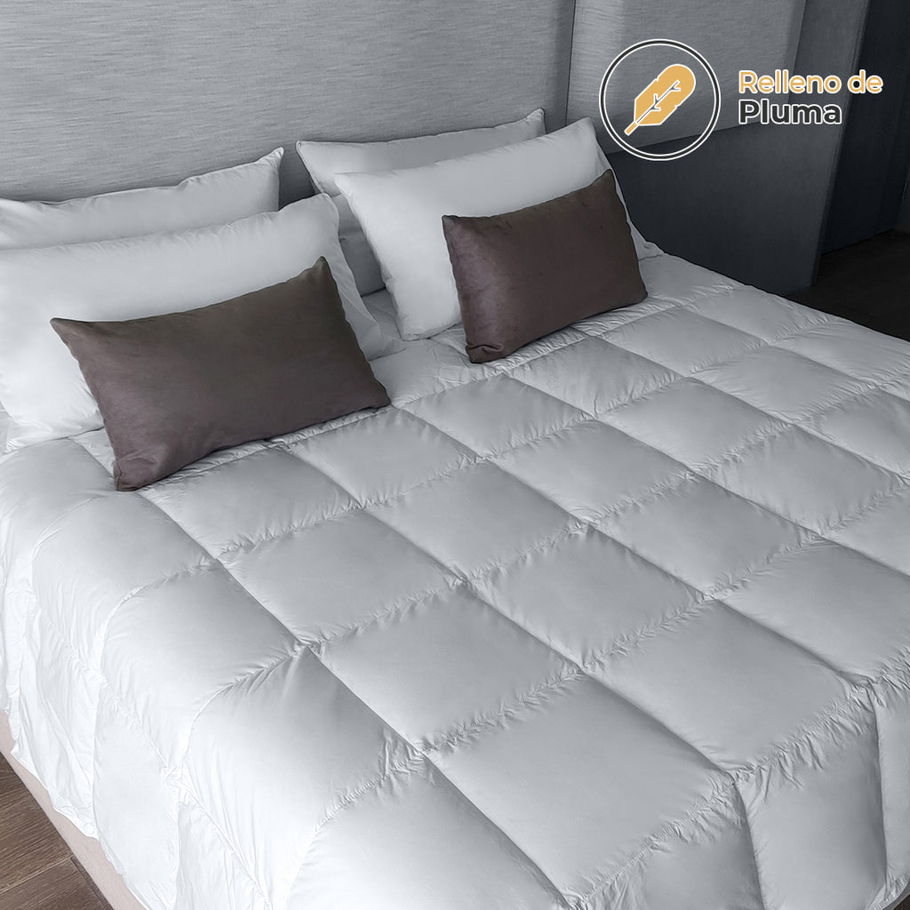 Duvet Edredones Nordicos Pluma Edredón De Pluma De Ganso Natural
